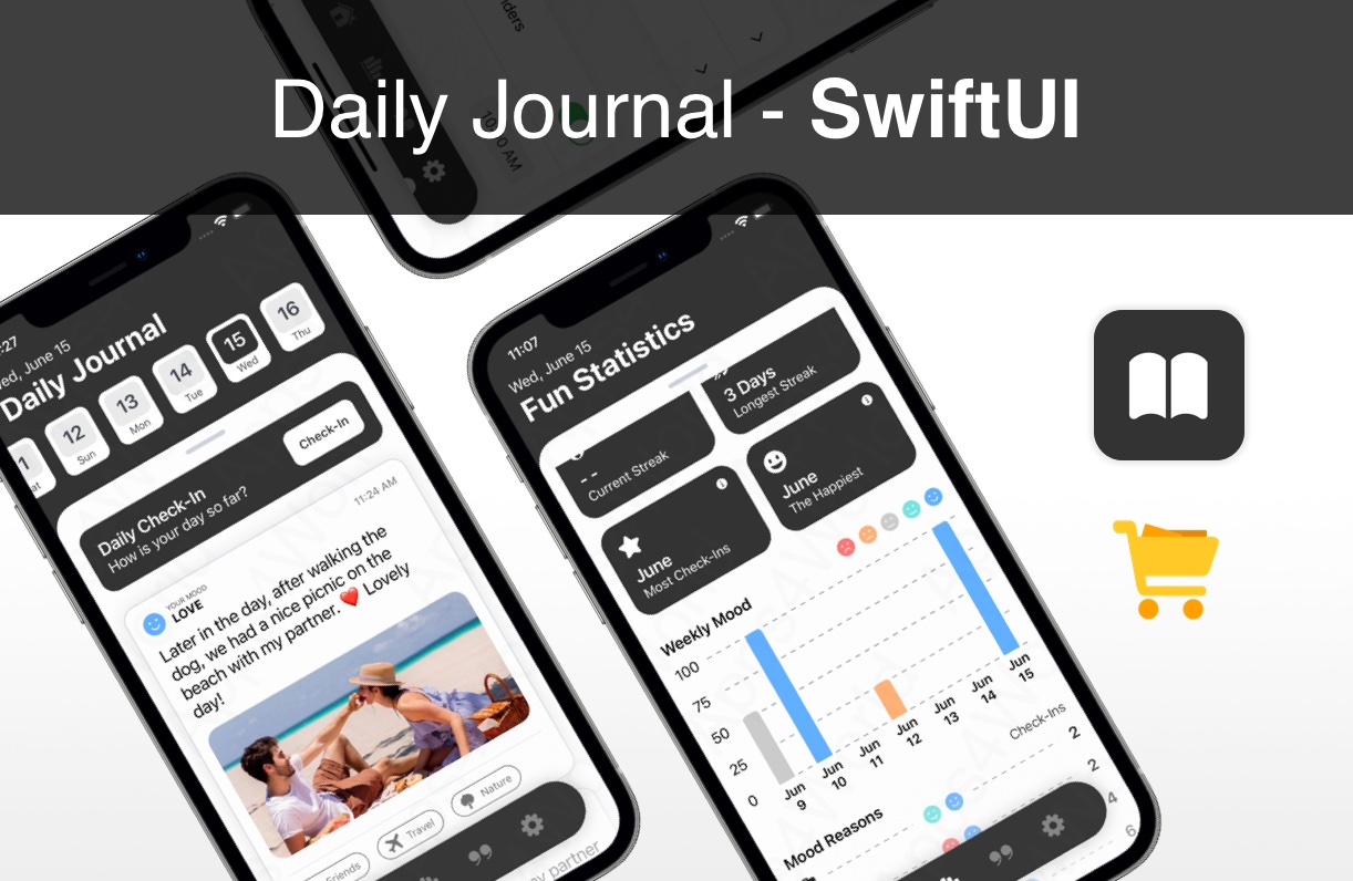 Daily Journal iOS app template